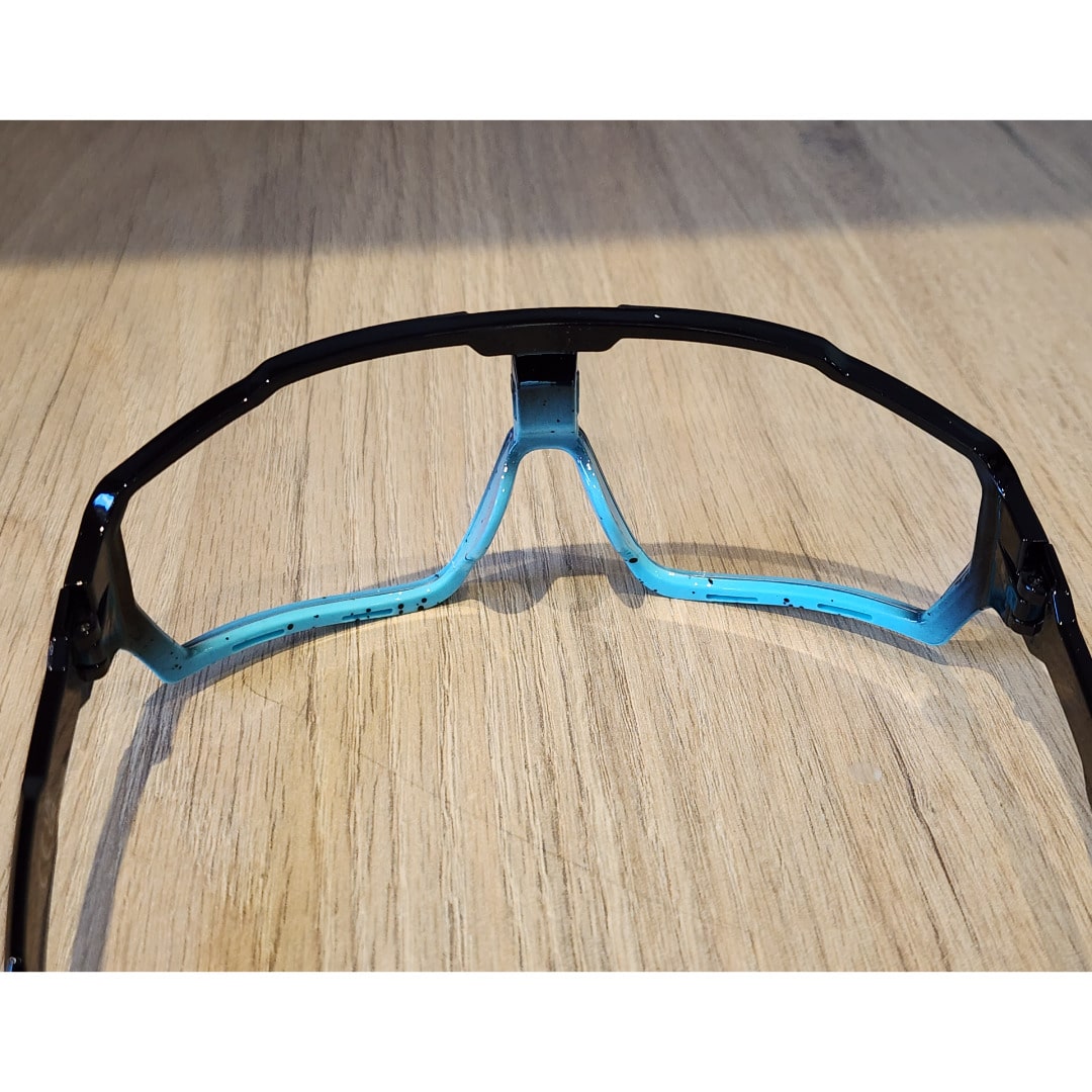 Gafas de Ciclismo Fotocromáticas Unisex – Lentes UV400 Negro/Turquesa