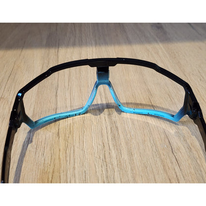 Gafas de Ciclismo Fotocromáticas Unisex – Lentes UV400 Negro/Turquesa