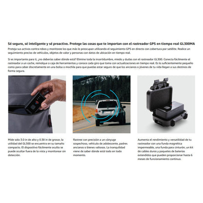 Rastreador GPS SpyTec GL300 4G con Funda Magnética M2