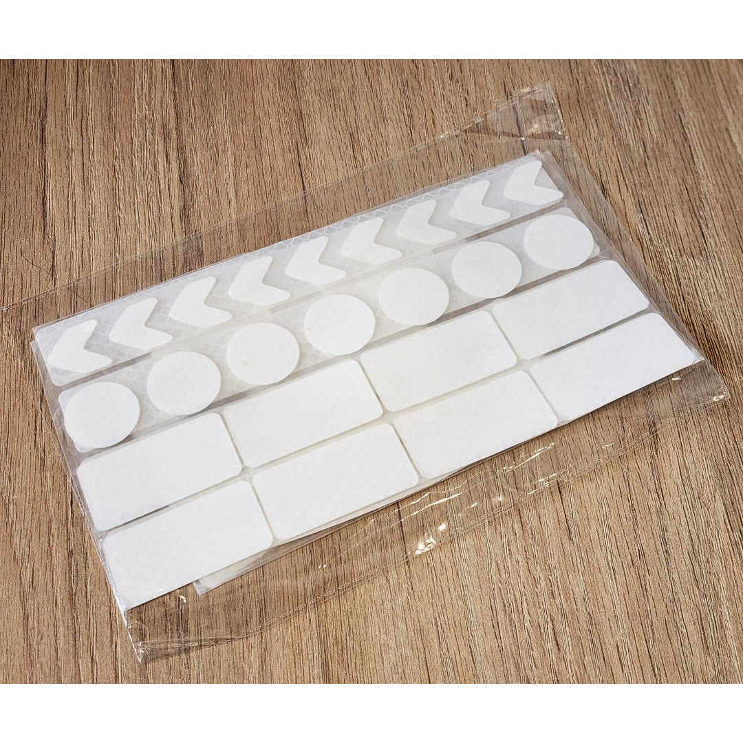 Calcomanías Reflectantes 42 Piezas – Impermeables, Multiforma, Ciclismo