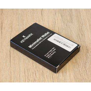 Billetera Inteligente RFID Aluminio 12 Tarjetas Transparente Compacta