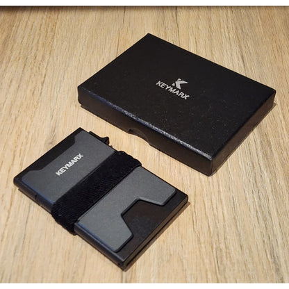 Billetera Anticlonación RFID para 15 Tarjetas Negra