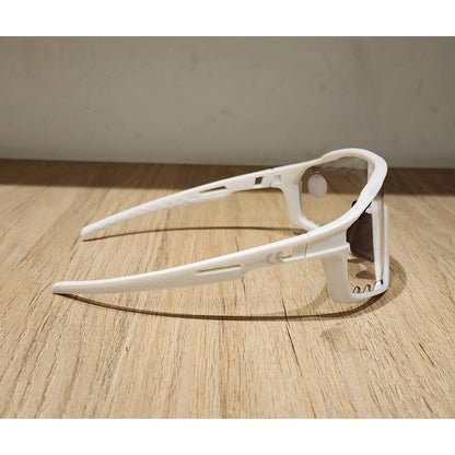 Gafas de Ciclismo Fotocromáticas Unisex – Lentes UV400 y Antirreflejos Blanco