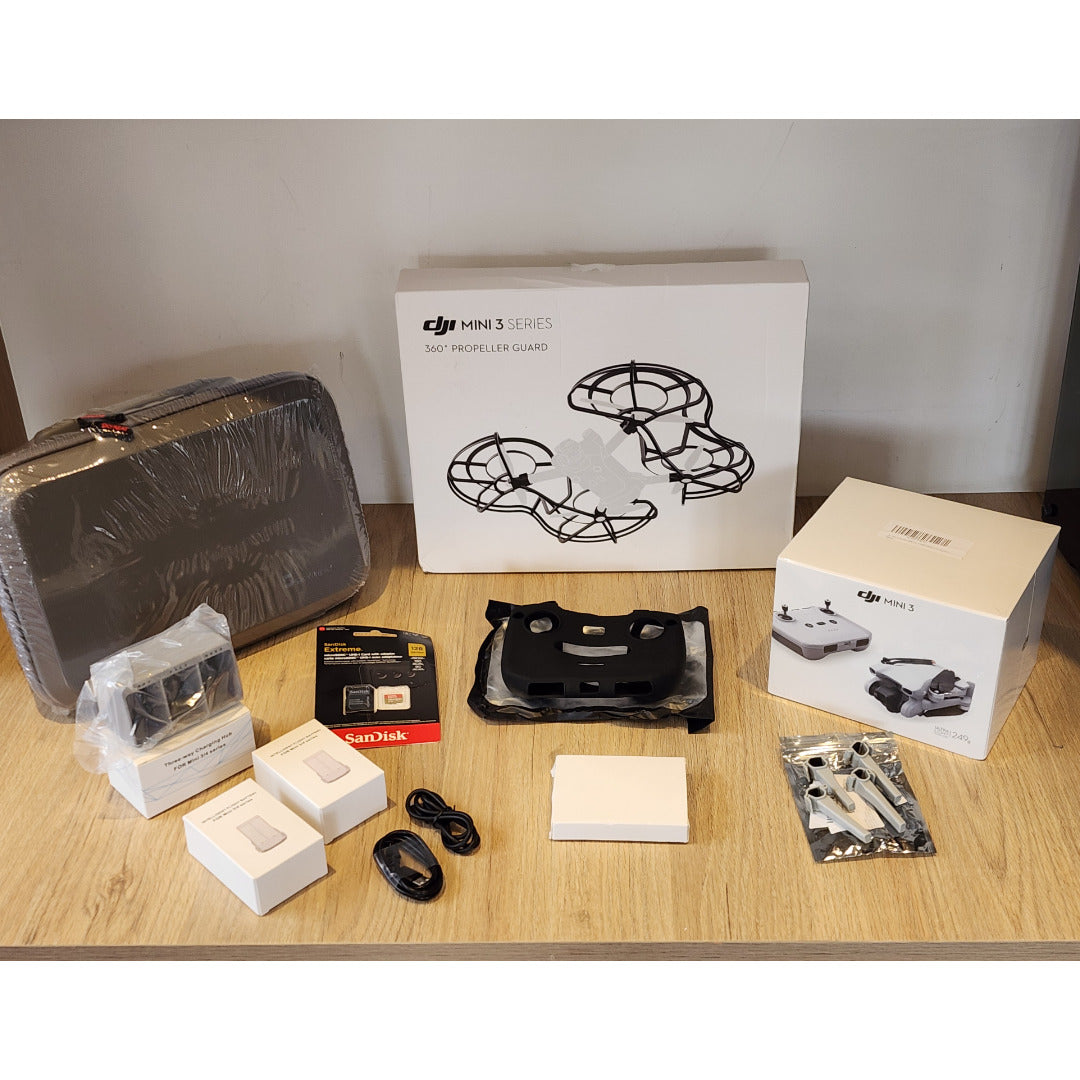 Dron DJI Mini 3 - 4K - COMBO PRO - 9 Accesorios