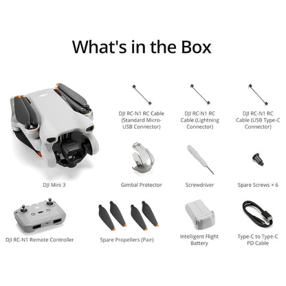 Dron DJI Mini 3 - 4K - COMBO PRO - 9 Accesorios