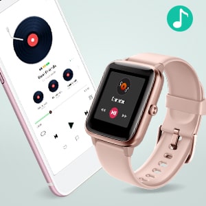Smartwatch 1.83” con GPS y Bluetooth IP68 Negro